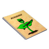 Carnet Germinator cyborg plante dessin humoristique (Côté Droit)