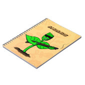 Carnet Germinator cyborg plante dessin humoristique (Côté gauche)