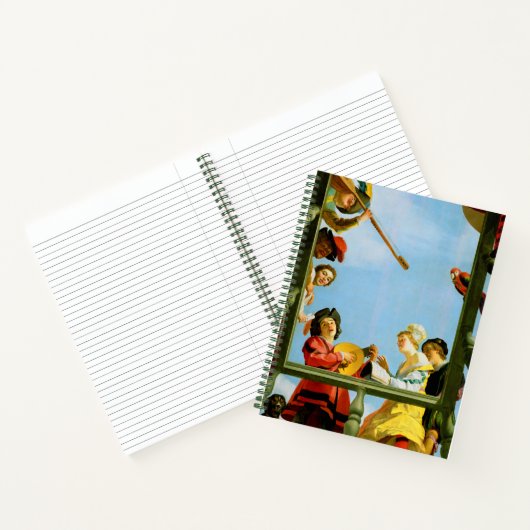 Carnet Gerrit Van Honthorst Groupe Musical Balcon Art (Intérieur)