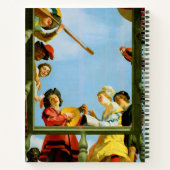 Carnet Gerrit Van Honthorst Groupe Musical Balcon Art (Dos)