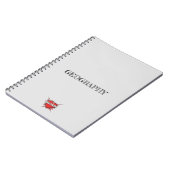 Carnet Gertrude Cœur Gris (Côté gauche)