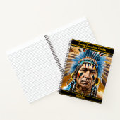 Carnet Gestionnaire d'art natif : Motifs en gras (Intérieur)