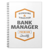 Carnet Gestionnaire de banque (Devant)