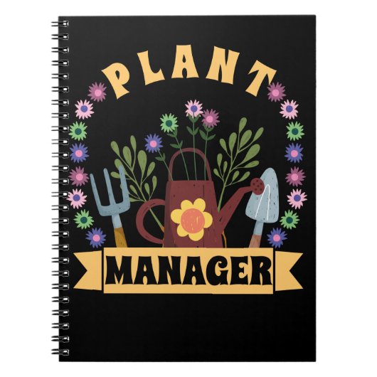Carnet Gestionnaire de plantes Maman Grand-mère Gardener  (Devant)