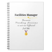 Carnet Gestionnaire des installations (Devant)