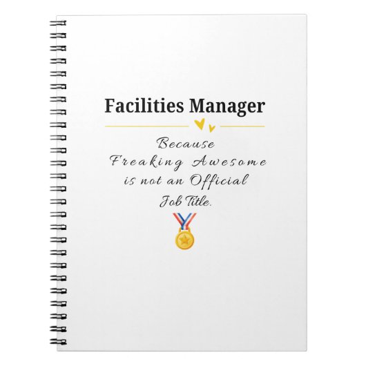 Carnet Gestionnaire des installations (Devant)