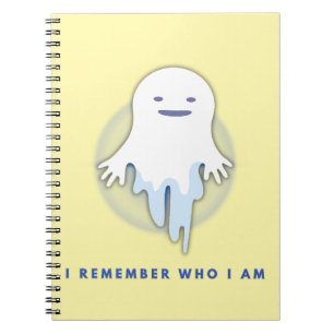 Carnet Ghost mignon - Je Me Souviens Qui Je Suis Cadeau