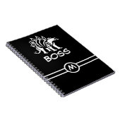 Carnet Ghost White Stegosaurus Spirit Dinosaur (Côté Droit)