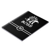 Carnet Ghost White Stegosaurus Spirit Dinosaur (Côté gauche)