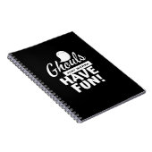 Carnet Ghouls Veut Juste Avoir Un Slogan Classique Amusan (Côté Droit)