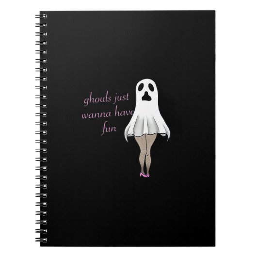 Carnet Ghouls Veut Juste Avoir Une Citation De Slogan Amu (Devant)