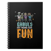 Carnet Ghouls veut juste s'amuser amusant Zombies amusant (Devant)