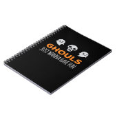 Carnet Ghouls veut juste s'amuser Automne esthétique (Côté gauche)