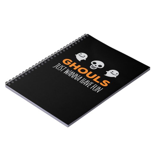 Carnet Ghouls veut juste s'amuser Automne esthétique (Côté gauche)