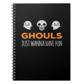Carnet Ghouls veut juste s'amuser Automne esthétique (Devant)
