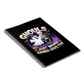 Carnet Ghouls veut juste s'amuser Basic & Citation (Côté Droit)