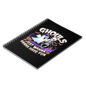 Carnet Ghouls veut juste s'amuser Basic & Citation (Côté gauche)