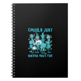 Carnet Ghouls veut juste s'amuser - Design Éffrayant Grap