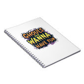 Carnet Ghouls veut juste s'amuser - Halloween design (Côté Droit)