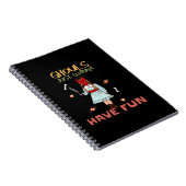 Carnet Ghouls veut juste s'amuser Halloween Slogan (Côté Droit)