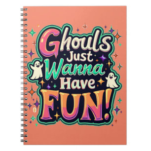 Carnet Ghouls veut juste s'amuser - Retro Halloween Vibes