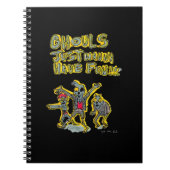 Carnet Ghouls veut juste s'amuser Slogan Éffrayant (Devant)