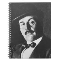 Giacomo Puccini (1858-1924) 1924 (photolitho) (b/w