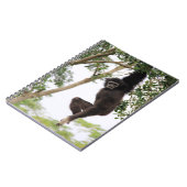 Carnet Gibbon se balançant d'un arbre (Côté gauche)