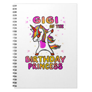 Carnet Gigi de la princesse d'anniversaire - Grand-mère D