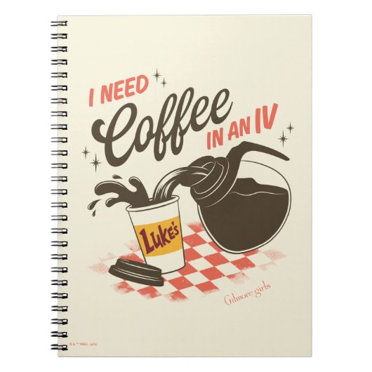 Carnet Gilmore Girls Luke’s Coffee IV Quote (Devant)