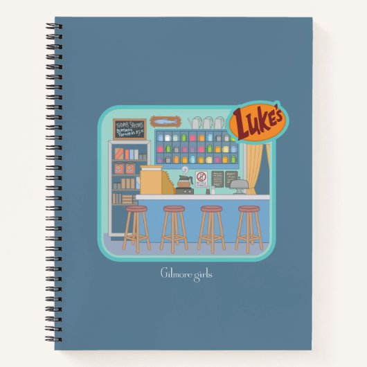 Carnet Gilmore Girls | Luke's Diner Graphic (Devant)