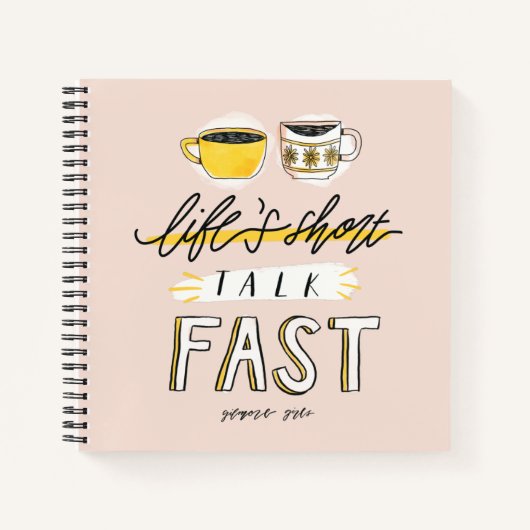 Carnet Gilmore Girls | Vie courte présentation rapide - C (Devant)