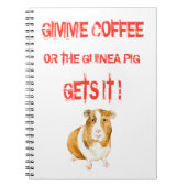 Carnet Gimme Coffee ! (Devant)