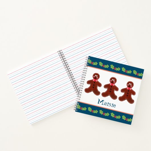 Carnet Gingerbread Man (Intérieur)