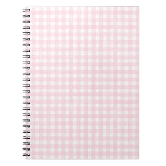 Carnet Gingham Classique Rose
