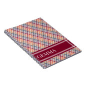 Carnet Gingham d'automne (Côté Droit)