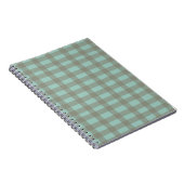 Carnet Gingham vert (Côté Droit)