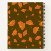 Carnet ginkgo dansant (Dos)