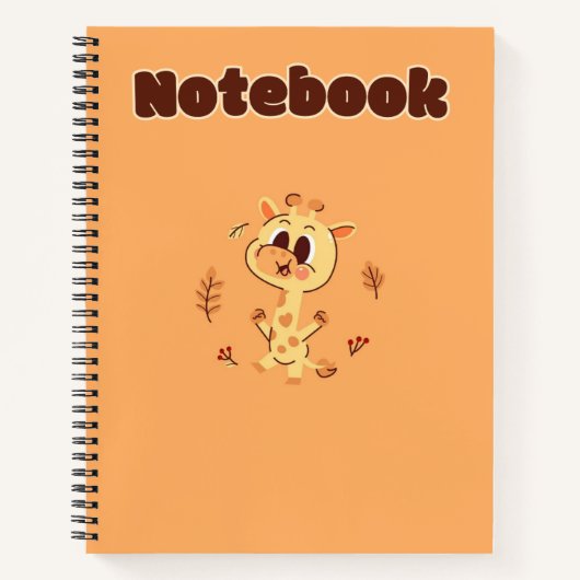 Carnet 💛 girafe ✨ 🦒 (Devant)