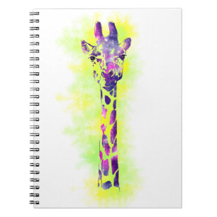Carnet Girafe 2 d'aquarelle