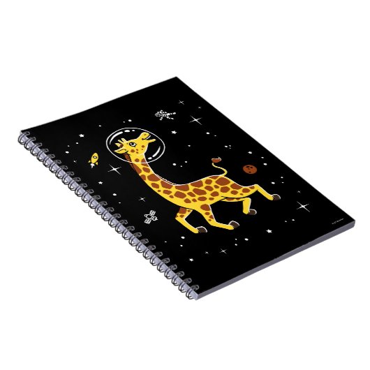 Carnet Girafe Animaux Dans L'Espace (Côté Droit)