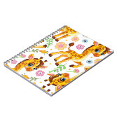 Carnet Girafe de dessin animé mignonne (Côté gauche)