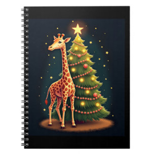 Carnet Girafe de Noël Décoration Officielle de Haut de Sa