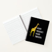 Carnet Girafe drôle jeu de mots (Intérieur)