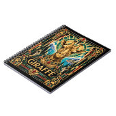 Carnet Girafe, faune Art déco (Côté gauche)
