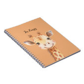 Carnet Girafe Heureux (Côté Droit)