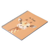 Carnet Girafe Heureux (Côté gauche)
