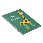 Carnet Girafe mignonne (Côté Droit)