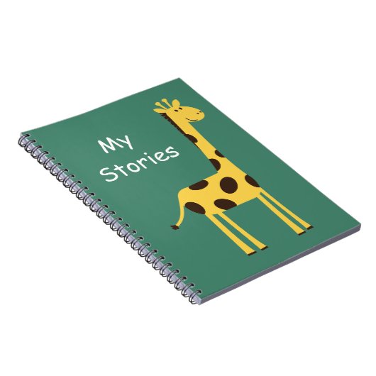 Carnet Girafe mignonne (Côté Droit)