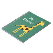 Carnet Girafe mignonne (Côté gauche)